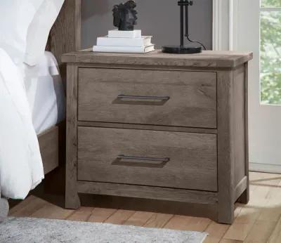 Vaughan Bassett Dovetail Poster Bed Bedroom Set Handcrafted - Mystic Grey - Queen