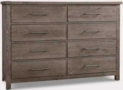 Vaughan Bassett Dovetail Poster Bed Bedroom Set Handcrafted - Mystic Grey - Queen