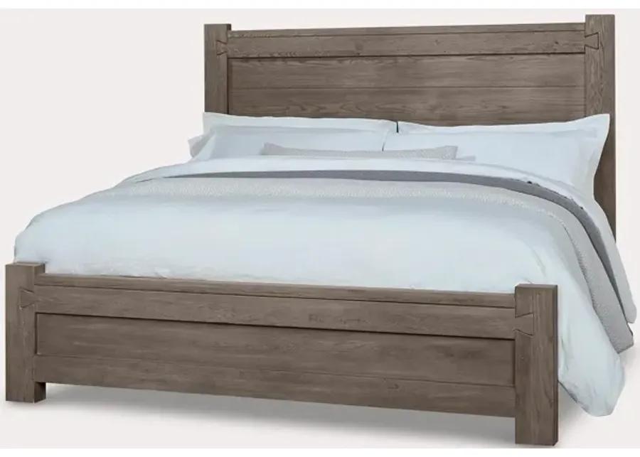 Vaughan Bassett Dovetail Poster Bed Bedroom Set Handcrafted - Mystic Grey - Queen