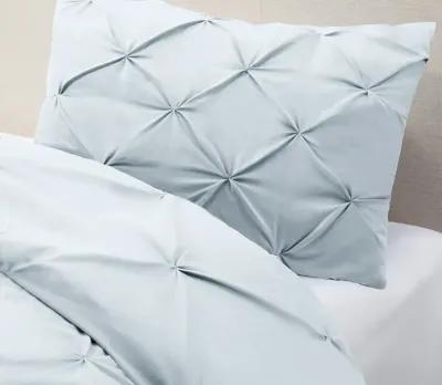 Sleeptone Tranquility Pinch Down Alternative Comforter and Sham Set - Navy - Twin