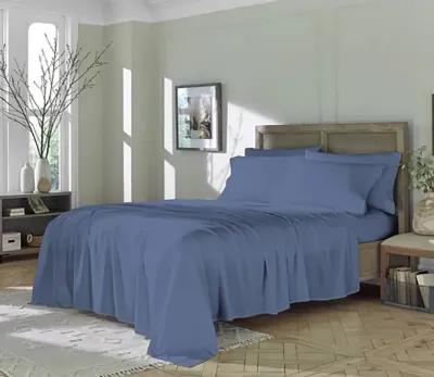 Sleeptone Eucalyptus 6-Piece Sheet Set - Powder Blue - Queen