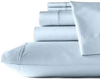 Sleeptone Eucalyptus 6-Piece Sheet Set - Powder Blue - Queen