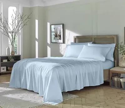 Sleeptone Eucalyptus 6-Piece Sheet Set - Powder Blue - Queen