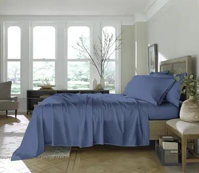 Sleeptone Eucalyptus 6-Piece Sheet Set - Powder Blue - Queen