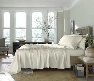 Sleeptone Eucalyptus 6-Piece Sheet Set - Ivory - King