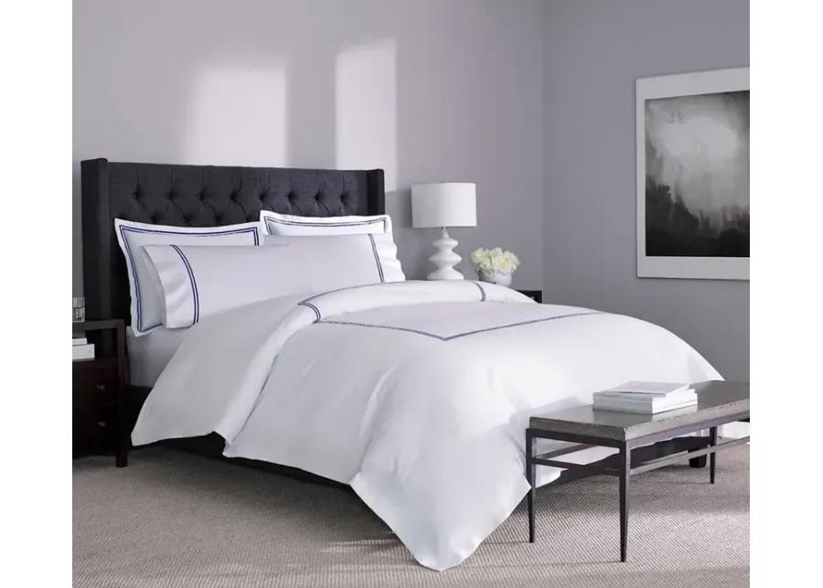 Sleeptone Hotel Luxury 6-Piece Sheet Set - White/Black - Queen