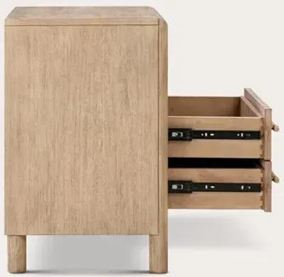 Modus Furniture Dorsey 2-Drawer Nightstand with USB