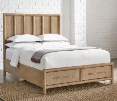 Modus Furniture Dorsey Wood Storage Bed - 12" Height - Queen