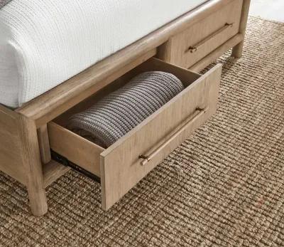 Modus Furniture Dorsey Wood Storage Bed - 12" Height - Queen