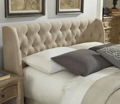 Modus Furniture Levi Wingback Upholstered Headboard - Full