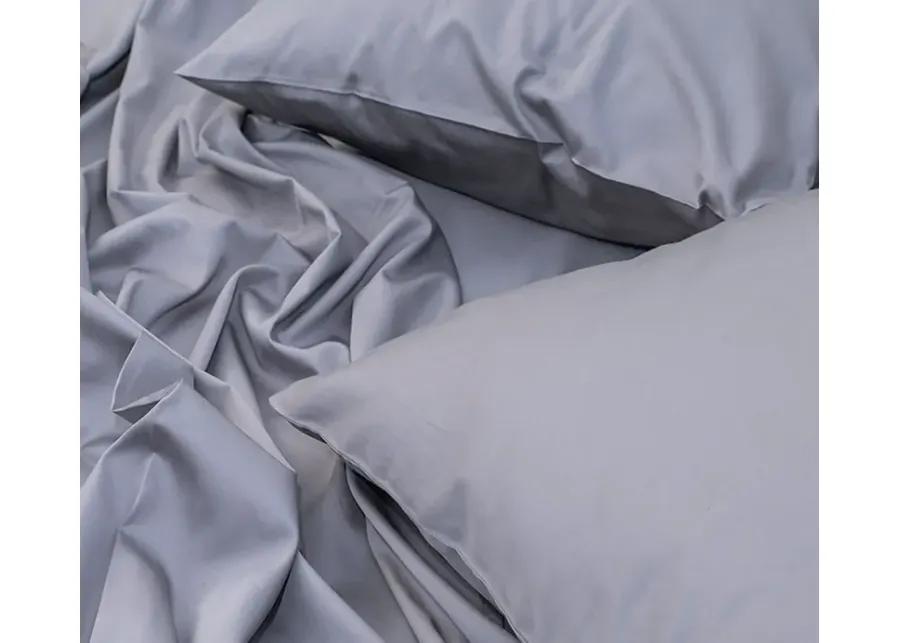 Sleep & Beyond Organic Cotton Sateen Sheet Set - Midnight Grey - California King