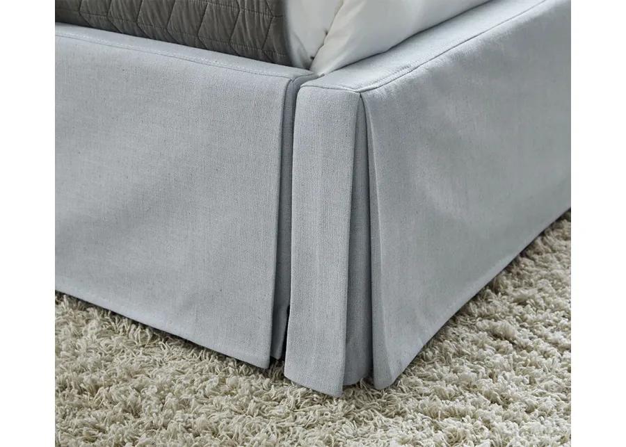 Modus Furniture Shelby Upholstered Skirted Panel Bed - Full