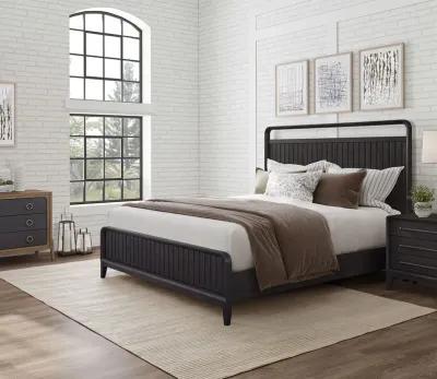 Bernard Furniture Group Elure Wood Open Panel Bed - King