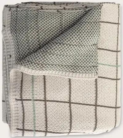 Cariloha Plaid Bamboo Knit Throw Blanket