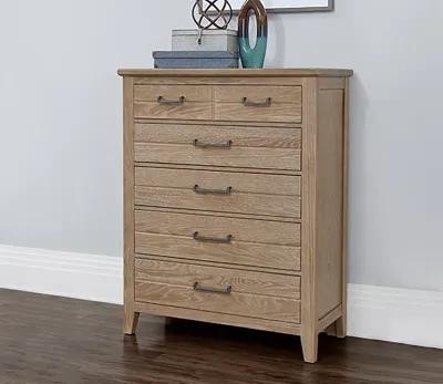 Vaughan Bassett Passageways Deep Sand 5-Drawer Chest - Deep Sand