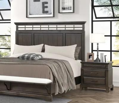 Bernard Furniture Group Bellamy Lane Panel Bed with Bench - King