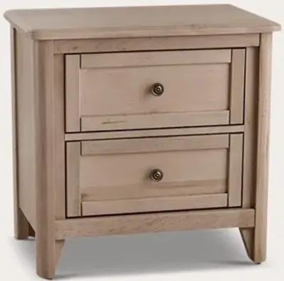 Vaughan Bassett Woodbridge 2-Drawer Nightstand - Clear Maple