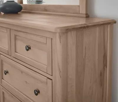 Vaughan Bassett Woodbridge 7-Drawer Dresser - Clear Maple