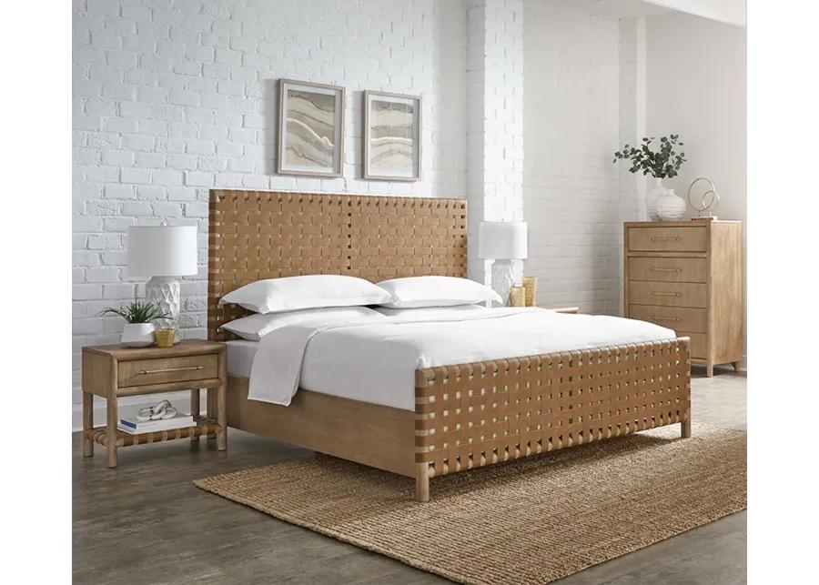 Modus Furniture Modus Dorsey Woven Bedroom Set - Queen