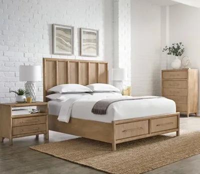 Modus Furniture Modus Dorsey Wood Storage Bedroom Set - King