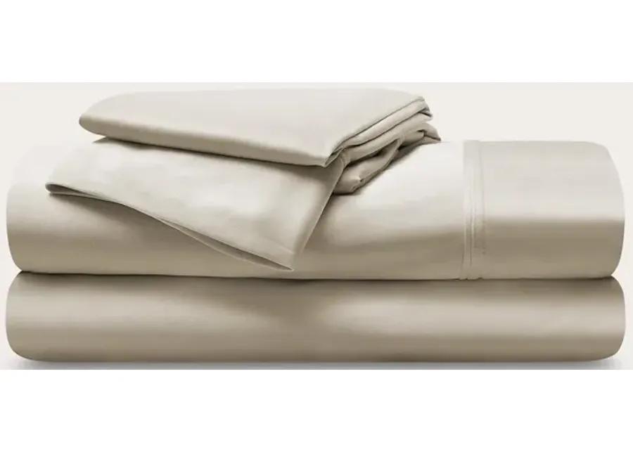 Bedgear Dri-Tec Sheet Set and Pillowcase Set - Light Grey - Twin/Twin XL