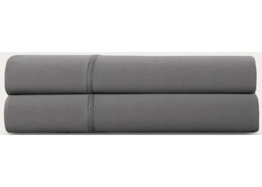 Bedgear Dri-Tec Sheet Set and Pillowcase Set - Light Grey - Twin/Twin XL