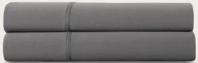 Bedgear Dri-Tec Sheet Set and Pillowcase Set - Light Grey - Split King/Split Cal King