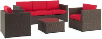 Loft 2000 4 Piece Wicker Patio Set