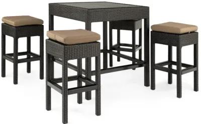 Vista 5 Piece Patio Bar Set