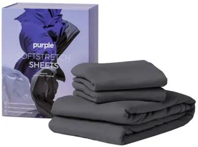 Softstretch Twin Twin XL Sheets - Stormy Grey