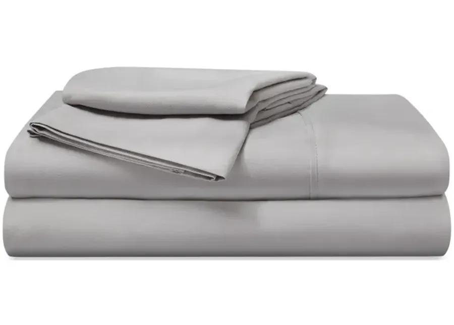 Bedgear Basic Queen Light Grey Sheet Set