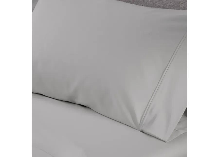 Bedgear Basic Queen Light Grey Sheet Set