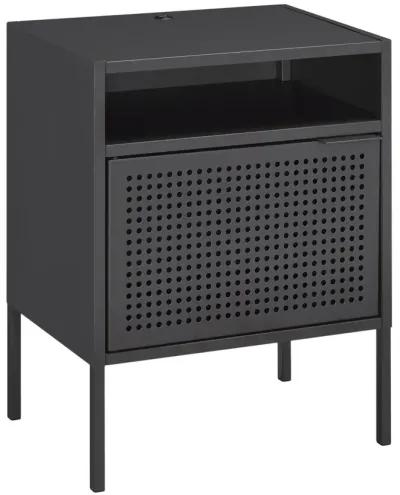 Jax Metal Nightstand - Grey 