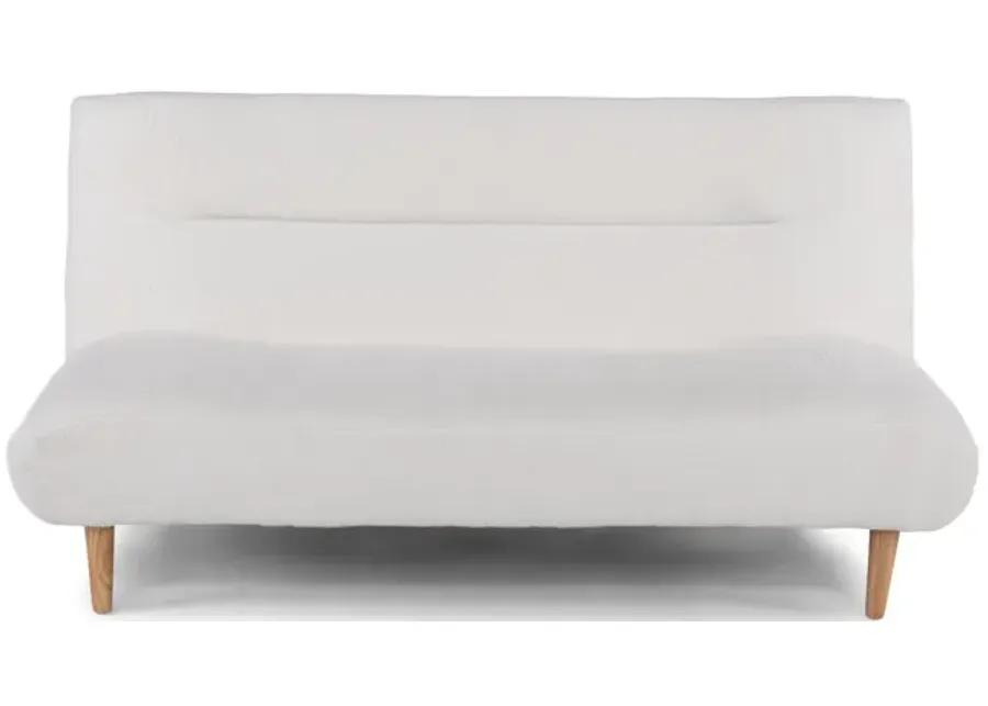 Blake White Convertible Sofa