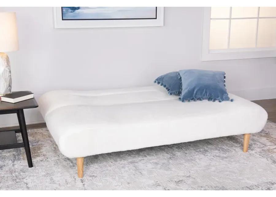 Blake White Convertible Sofa