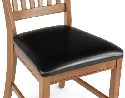 Oak Slat Back Dining Chair