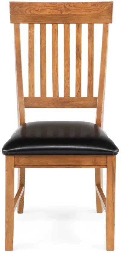 Oak Slat Back Dining Chair