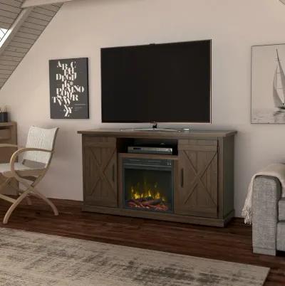 Grayville Park Electric Fireplace Media Console