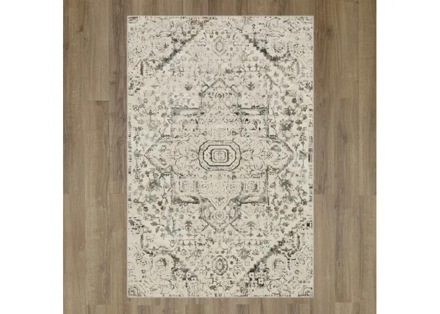 Cleopatra Ashburn Cream Area Rug - 3 11  X 6 0 