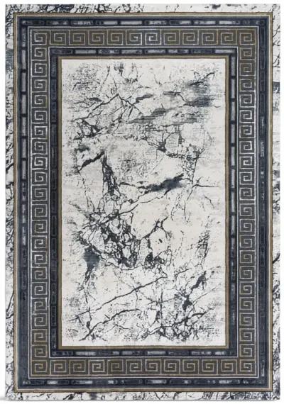 Emerge Black Beige - 3 11  X 5 6  Area Rug