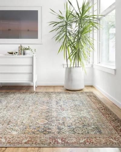 Layla Ocean Rust Area Rug