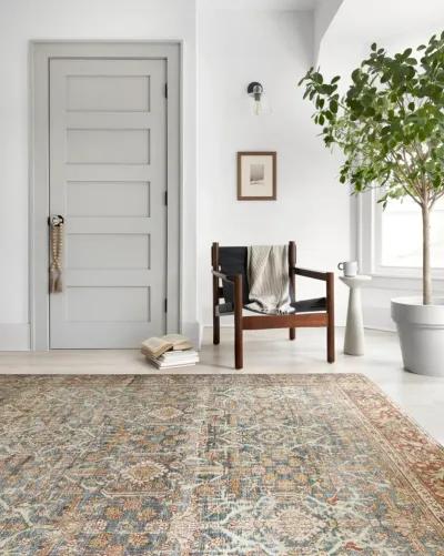 Layla Ocean Rust Area Rug