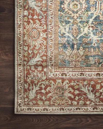 Layla Ocean Rust Area Rug