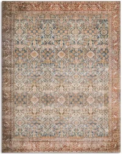 Layla Ocean Rust Area Rug