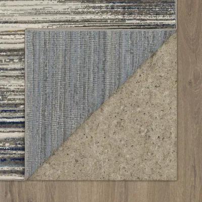 Cleopatra Bell Place Grey Dark Blue Area Rug - 5 3  X 8 0 