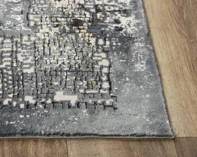 Emerge Beige Charcoal - 5 3  x 7 6  Area Rug