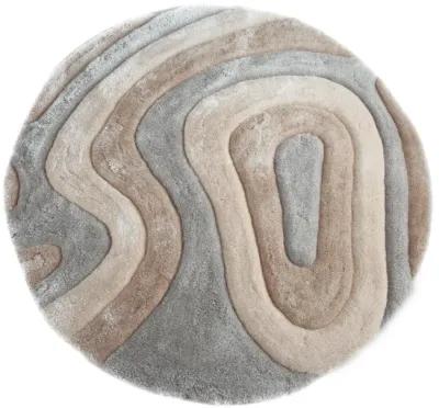 Mateos Silver Grey Carmel  - 7 0  x 7 0  Area Rug