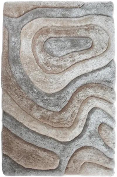 Mateos Silver Grey Carmel  - 7 0  x 7 0  Area Rug