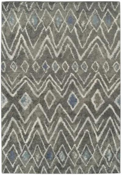 Reece Charcoal Area Rug - 5 1  X 7 5 