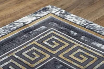 Emerge Black Beige - 7 10  X 9 10  Area Rug